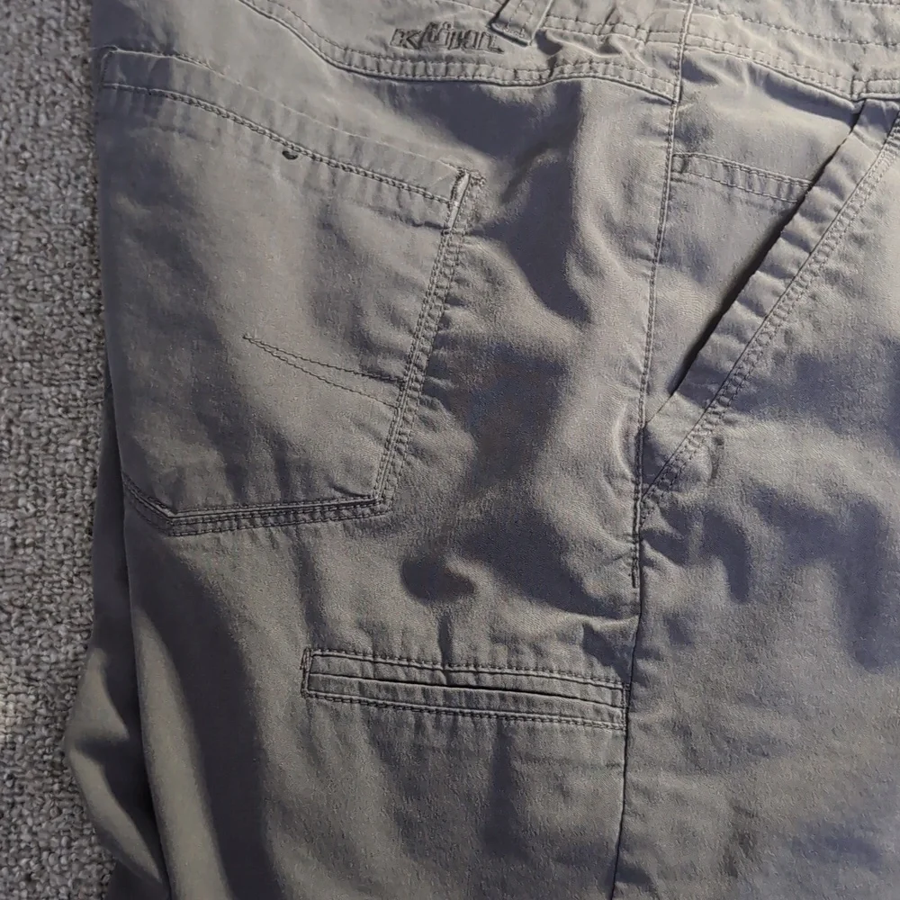 KUHL Slax Stretch Chino Size 38x32 in Carbon Gray Technical Hiking Performance - Picture 11 of 13